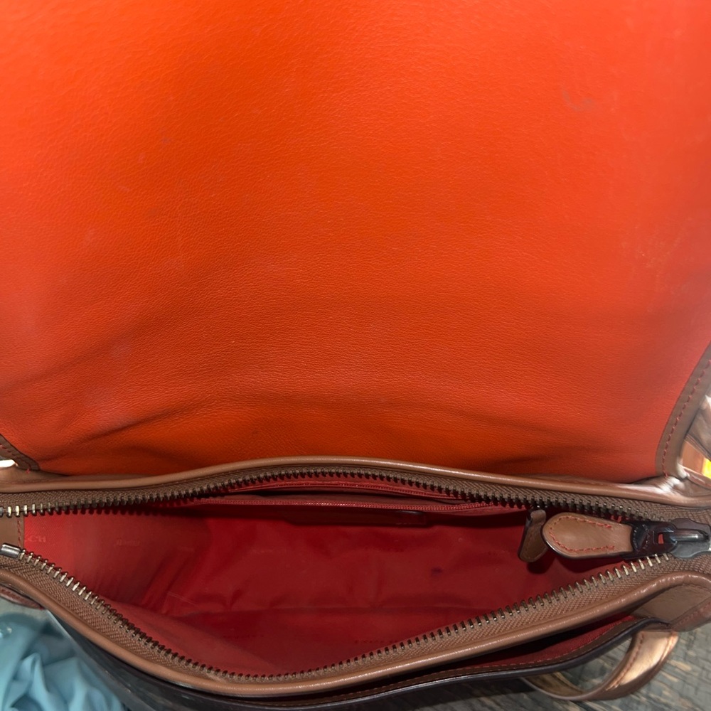 Coach Limited Edition Glovetanned Leather Crossbody Saddle Bag l, excellent!! - Picture 4 of 13